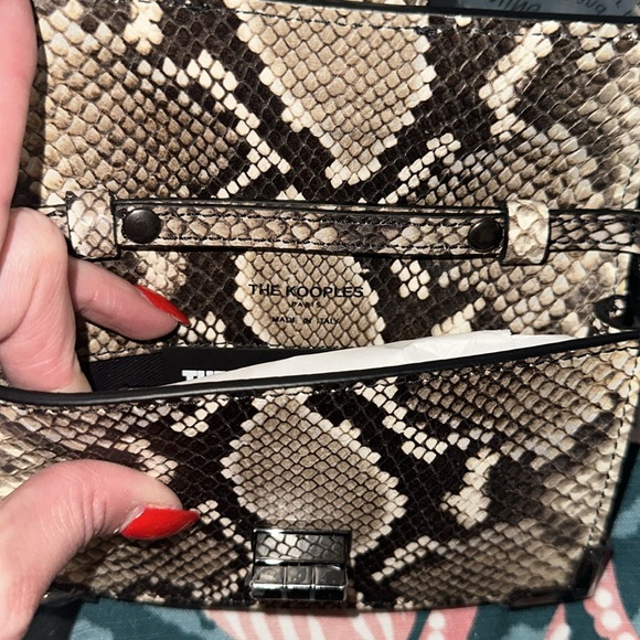 The Kooples SMALL EMILY LEATHER CLUTCH BAG nwt MSRP $270 - Picture 9 of 11